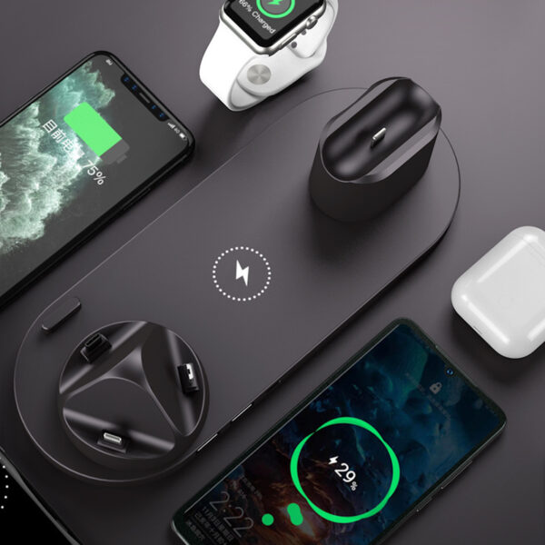 Charger For Phone Fast Charging Pad For Phone Watch 6 In 1 Charging - Image 4