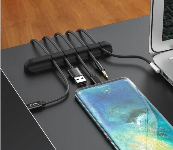Silicone storage cable management cable clamp - Image 9