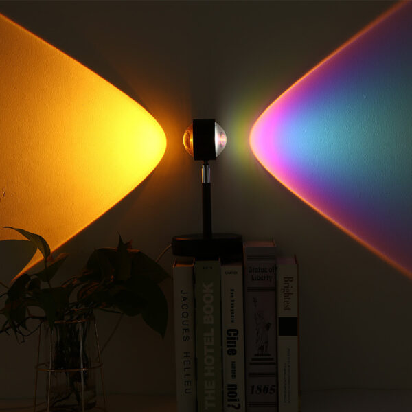 Sunset Rainbow Projection Lamp Bedroom