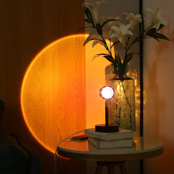 Sunset Rainbow Projection Lamp Bedroom - Image 4