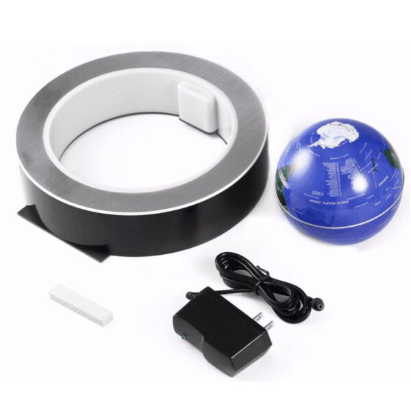 LED World Map Floating Globe Magnetic Levitation Light Anti Gravity Magic - Image 10