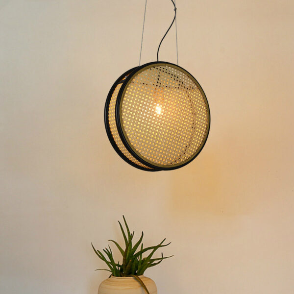 Creative Rattan Retro Lamps - Image 3