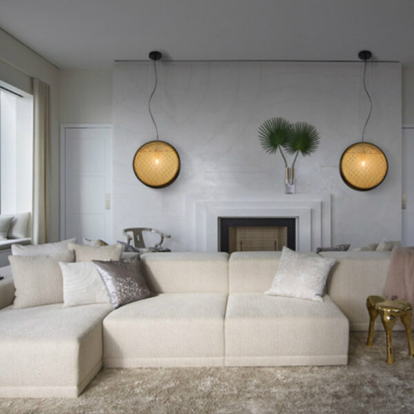 Creative Rattan Retro Lamps - Image 7