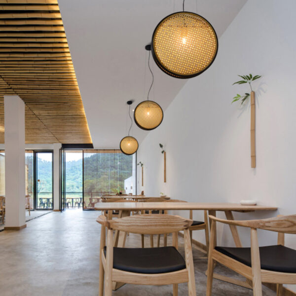 Creative Rattan Retro Lamps - Image 5