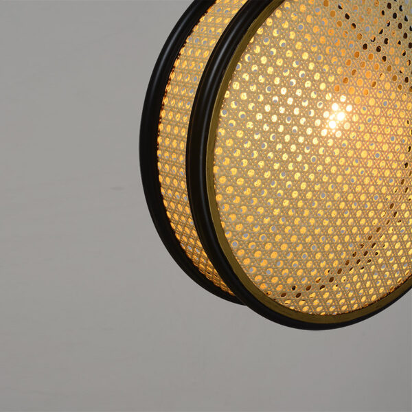 Creative Rattan Retro Lamps - Image 6