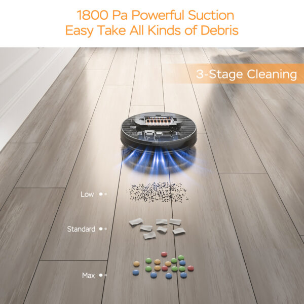 Geek Smart Robot Vacuum Cleaner G6 Plus, Ultra-Thin - Image 6