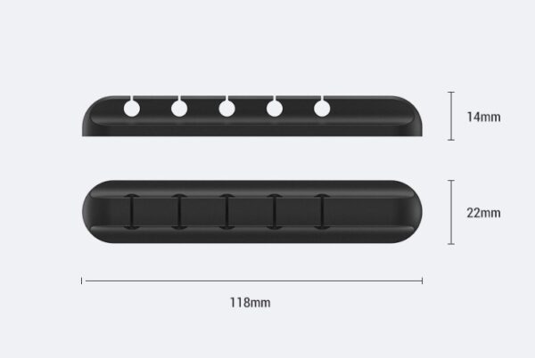 Silicone storage cable management cable clamp - Image 3