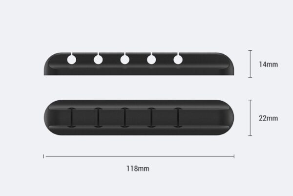 Silicone storage cable management cable clamp - Image 8
