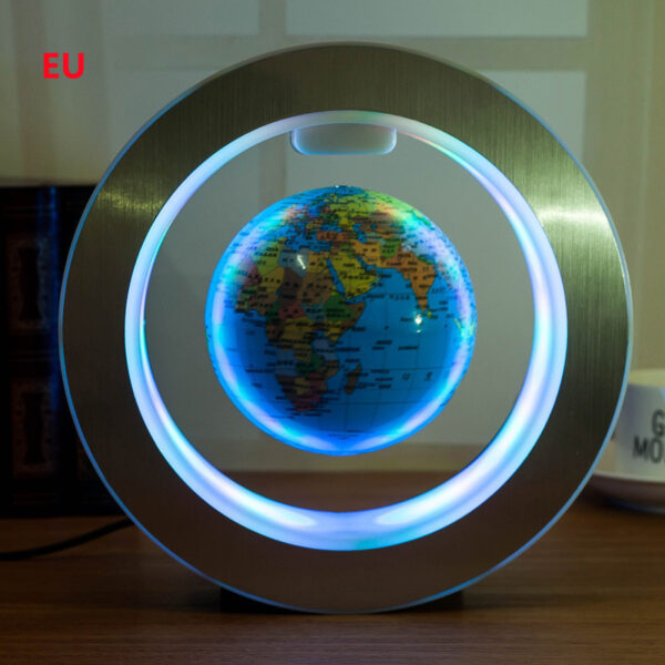 LED World Map Floating Globe Magnetic Levitation Light Anti Gravity Magic - Image 4