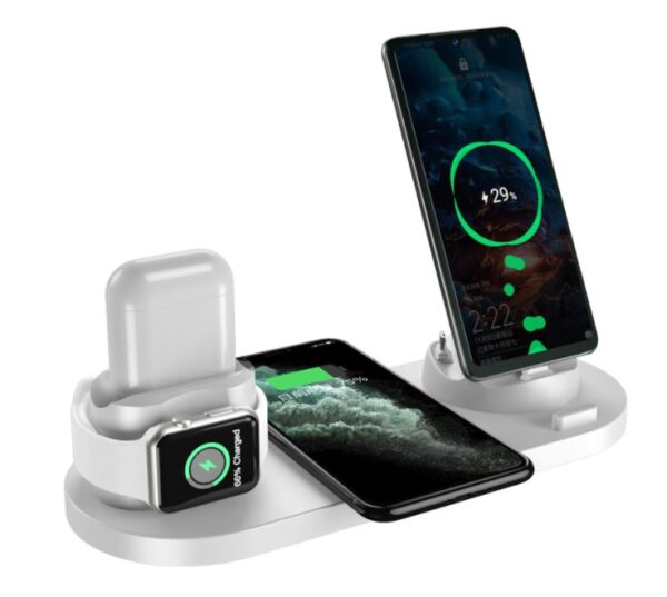 Charger For Phone Fast Charging Pad For Phone Watch 6 In 1 Charging - Image 10