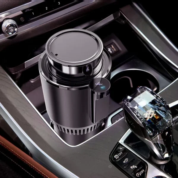 Car Heating Cooling Cup Mug Car Fridge Keep Beverage Coffee Miik Drinks Warmer Cooler Mini Car Refrigerator Portable Car Freezer - Image 3