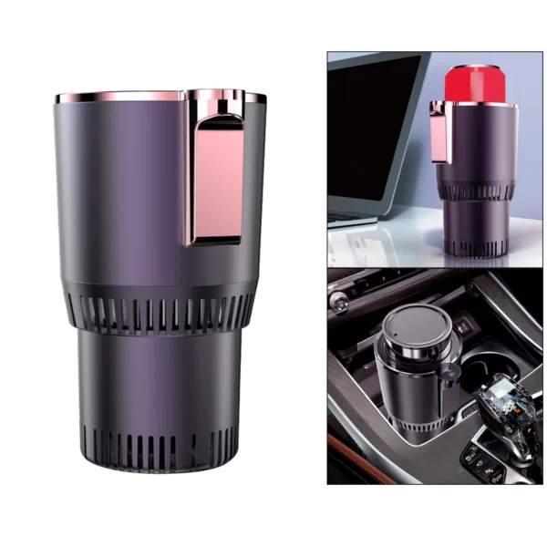 Car Heating Cooling Cup Mug Car Fridge Keep Beverage Coffee Miik Drinks Warmer Cooler Mini Car Refrigerator Portable Car Freezer - Image 4