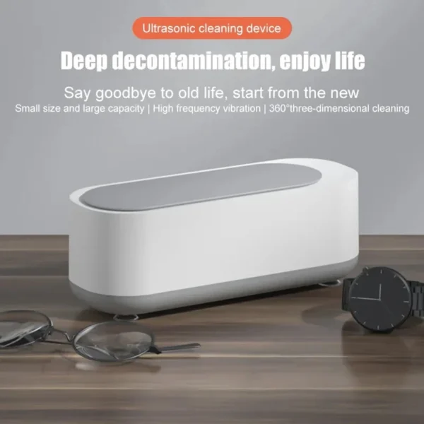 Xiaomi MIJIA Vibration Ultrasonic Glasses Cleaning Machine Household Appliances Watches Function Timer Cleaning Machine 450ml - Image 6