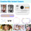 Instant Print Camera for Kids,2.0 Inch Screen Kids Instant Cameras, Christmas Birthday Gifts for Girls Age 3-12,Toddler Toy - Image 4