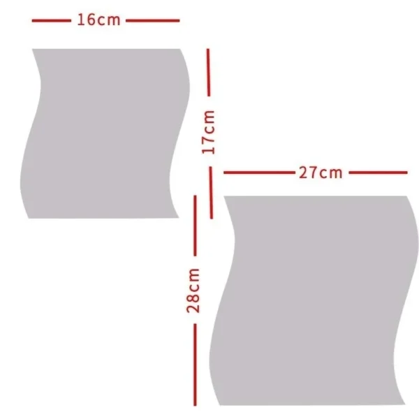 3D Acrylic Mirror Surface Wall Sticker DIY Wave Mirror Design for Home Living Room TV Wall Art Decoration Removable - Image 6