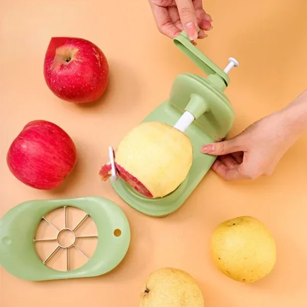 Manual Crank Apple Peeler, Household Automatic Peeler Tool - Image 4