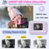 Instant Print Camera for Kids,2.0 Inch Screen Kids Instant Cameras, Christmas Birthday Gifts for Girls Age 3-12,Toddler Toy - Image 3