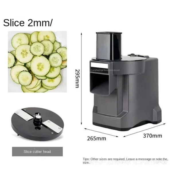 Electric vegetable cutter multifunctional fully automatic dicer shredder vegetable carrot potato slicer,processador de alimentos - Image 6