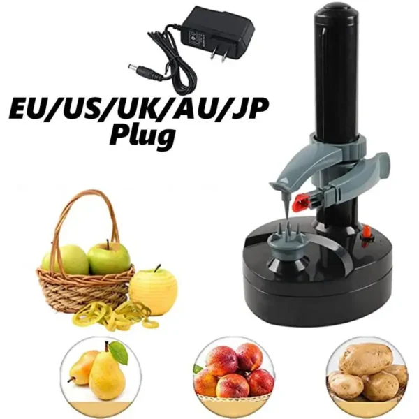Multi-function Electric Peeler For Vegetables Fruit Potato Carrot Grater Peelers Cutter Kitchen Automatic Rotating Peeling Tool - Image 2
