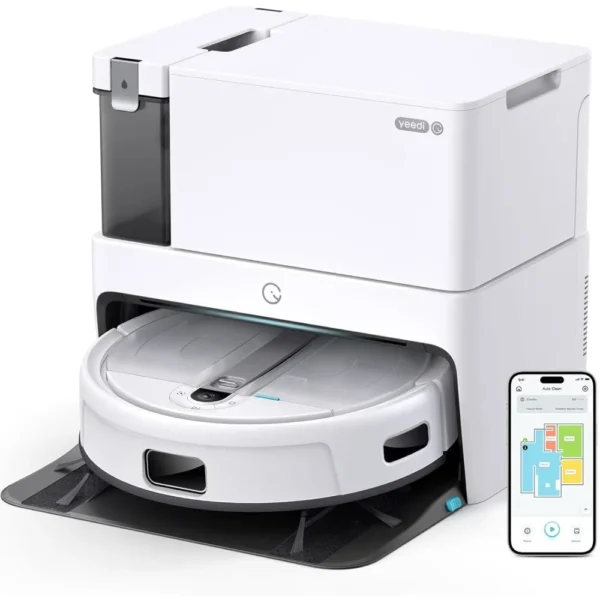 Cube Robot Vacuum and Mop, Self Mop Drying and Washing