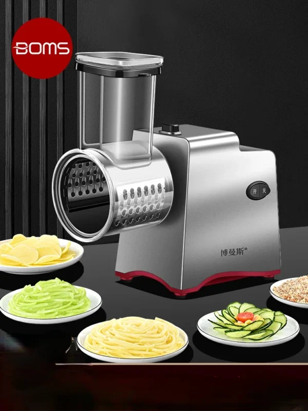 Electric Multifunctional Vegetable Cutter Home Vegetable Cutter God Commercial Automatic Potato Shredder Shredder Slicer 220v