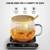 New Potable USB Coffee Mug Cup Warmer with 3 Temperature Settings for Office Desk Use Home Office Smart Electric Beverage Warmer - Image 4