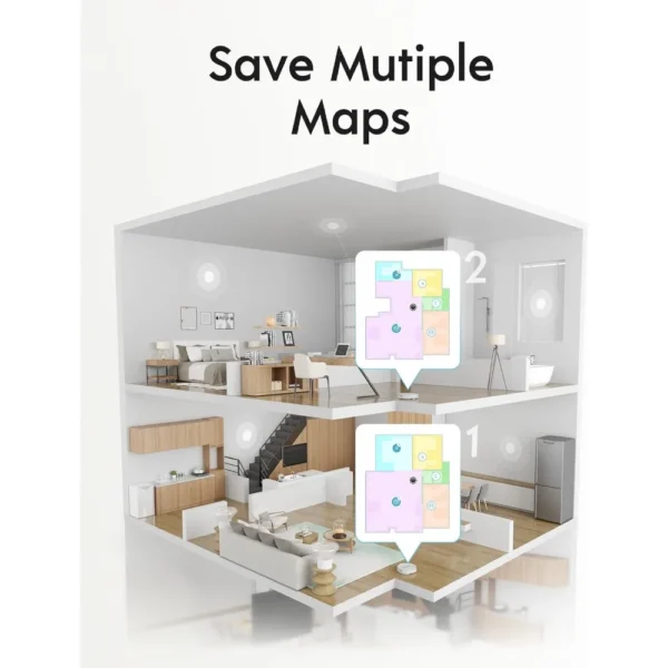 Cube Robot Vacuum and Mop, Self Mop Drying and Washing - Image 5