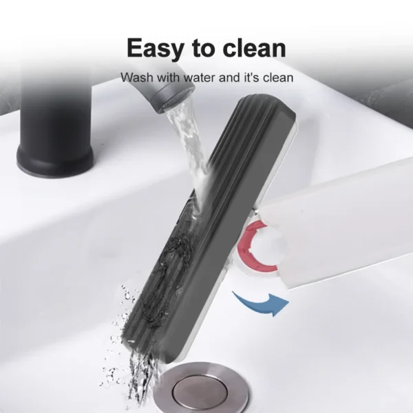 Powerful Squeeze Mini Mop Folding Home Cleaning Mops With Sponge Self-squeezing Floor Washing Mops Desk Window Car Clean Tools - Image 2