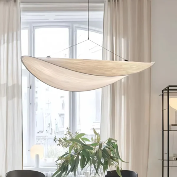 Nordic Tense Chandelier LED Ceiling Chandelier for Living Room Home Decor Handmade Silk LED Pendant Hanging Lamp - Image 4
