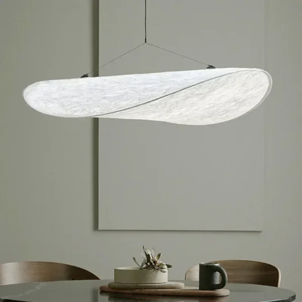 Nordic Tense Chandelier LED Ceiling Chandelier for Living Room Home Decor Handmade Silk LED Pendant Hanging Lamp - Image 2
