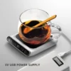 New Potable USB Coffee Mug Cup Warmer with 3 Temperature Settings for Office Desk Use Home Office Smart Electric Beverage Warmer - Image 3