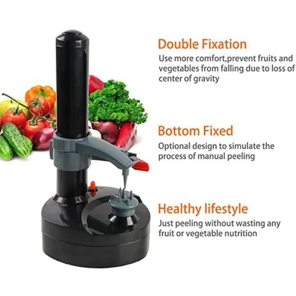 Multi-function Electric Peeler For Vegetables Fruit Potato Carrot Grater Peelers Cutter Kitchen Automatic Rotating Peeling Tool - Image 5