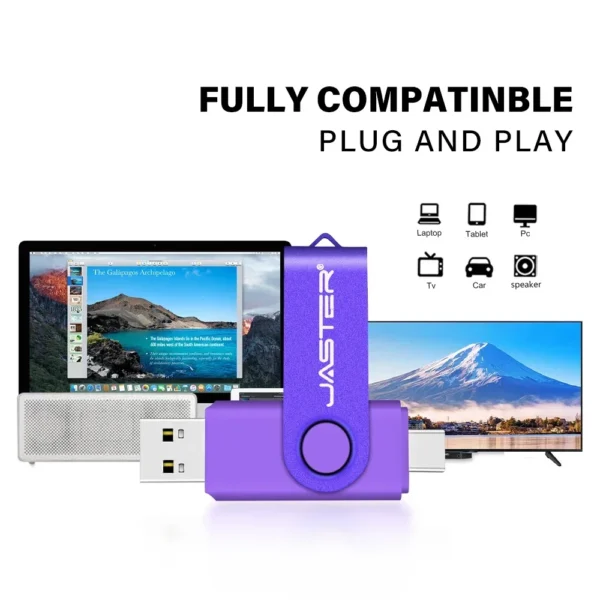 TYPE-C USB Flash Drive 128GB Real Capacity Pen Drive 64GB Free Key Chain Memory Stick Creative Business Gift Red U Disk Blue 32G - Image 4