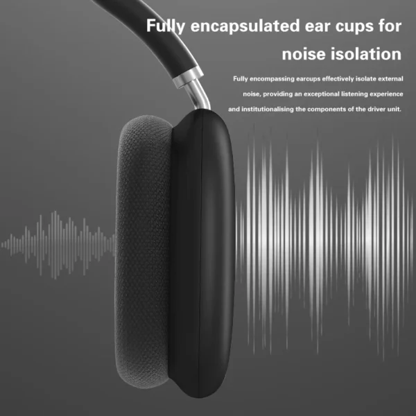 P9Promax Headphone Wireless Bluetooth Headset With Mic Noise Cancelling Headsets Stereo Sound Earphone Sports Gaming Headphones - Image 3
