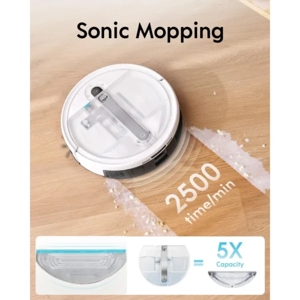 Cube Robot Vacuum and Mop, Self Mop Drying and Washing - Image 3