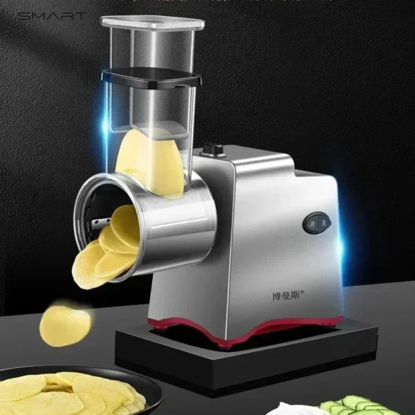 Electric Multifunction Vegetable Cutter. Household & Commercial. Fully Automatic. Potato Shredder & Slicer