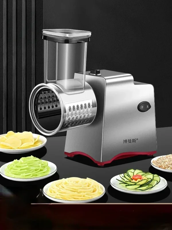 Electric Multifunction Vegetable Cutter. Household & Commercial. Fully Automatic. Potato Shredder & Slicer - Image 2