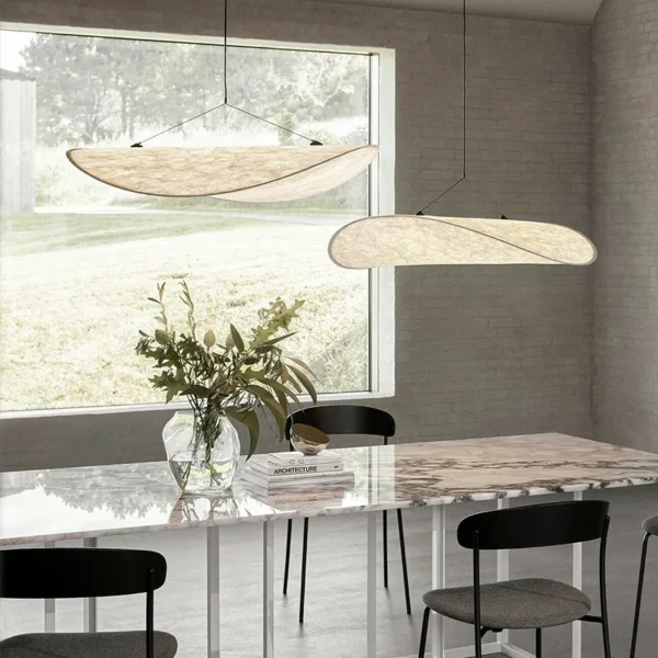 Nordic Tense Chandelier LED Ceiling Chandelier for Living Room Home Decor Handmade Silk LED Pendant Hanging Lamp - Image 3