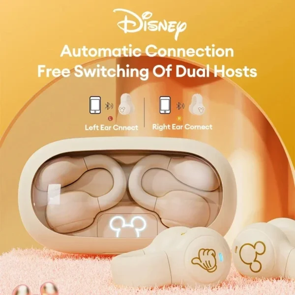 Disney DN12 Earclip TWS Wireless Earbuds HIFI Surround Stereo Bluetooth 5.3 Earphones Sports Gaming Bluetooth Headphone with Mic - Image 5